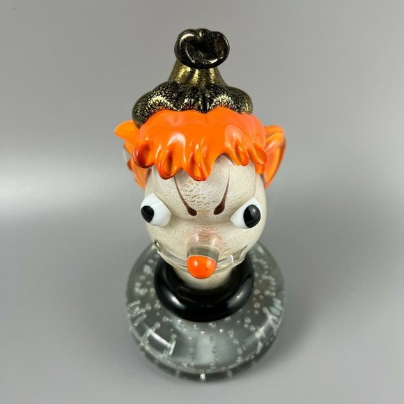 Alfredo Barbini Art Vintage Alfredo Barbini Murano Art Glass Clown
